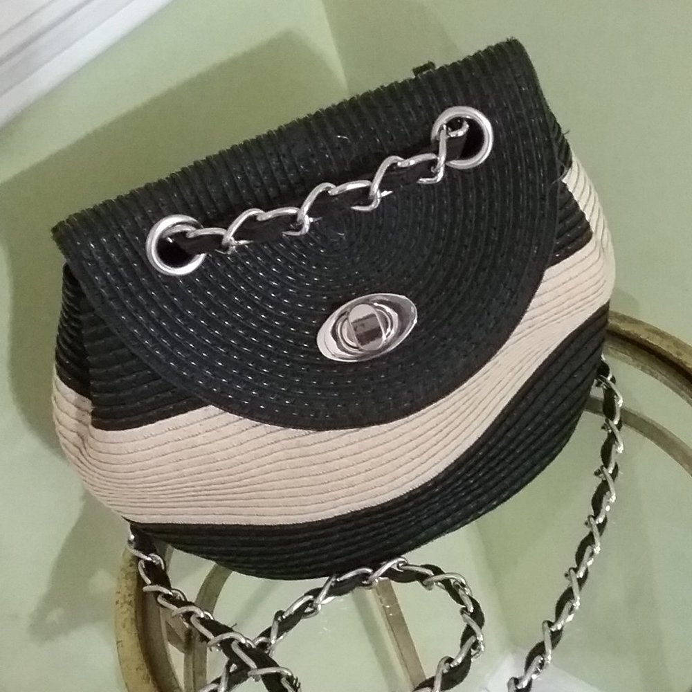 Paper Straw small crossbody hand bag